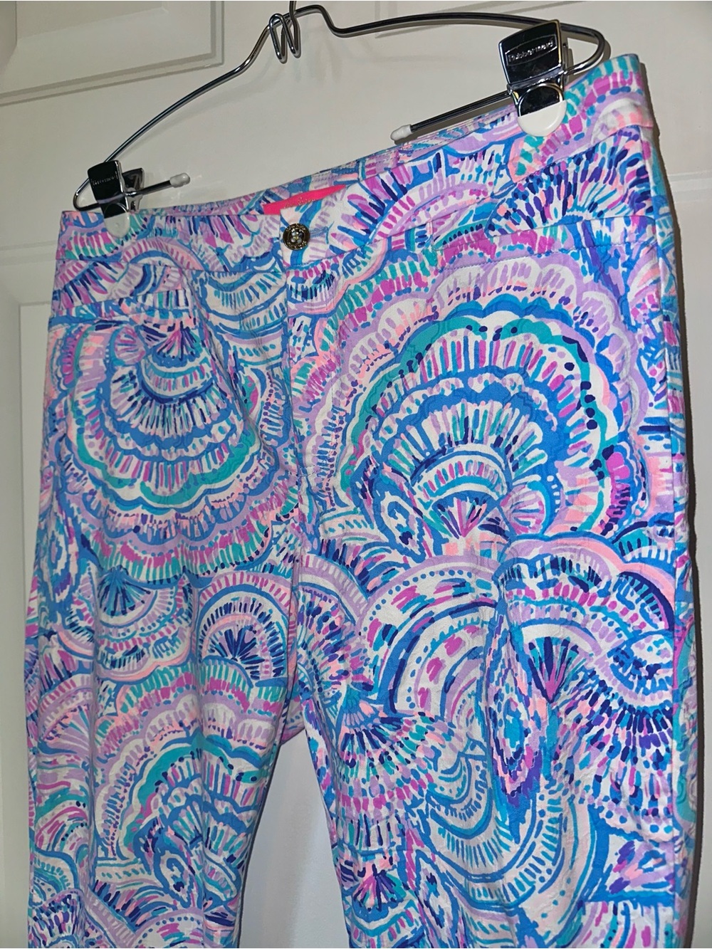 Lilly Pulitzer KELLY High Rise Skinny Ankle Pants - Happy As A Clam